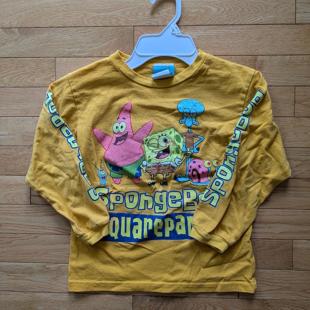 Youth Vintage SpongeBob Long Sleeve Tee